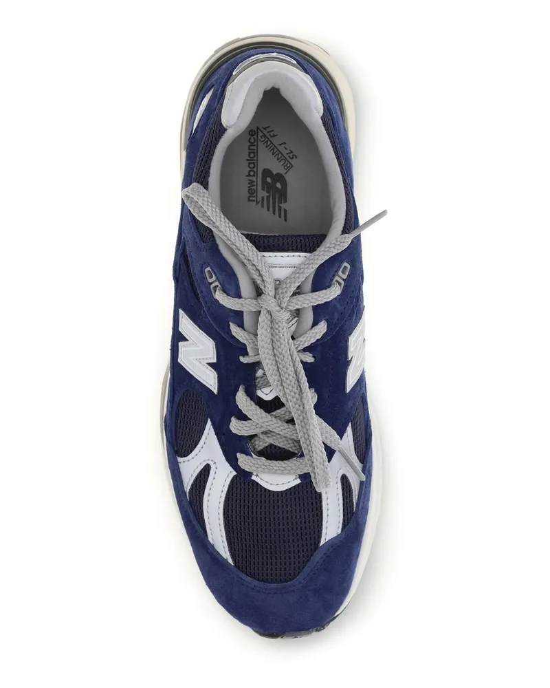 New Balance Unisex Sneakers 991v2 Pageant Blue Trainers Navy