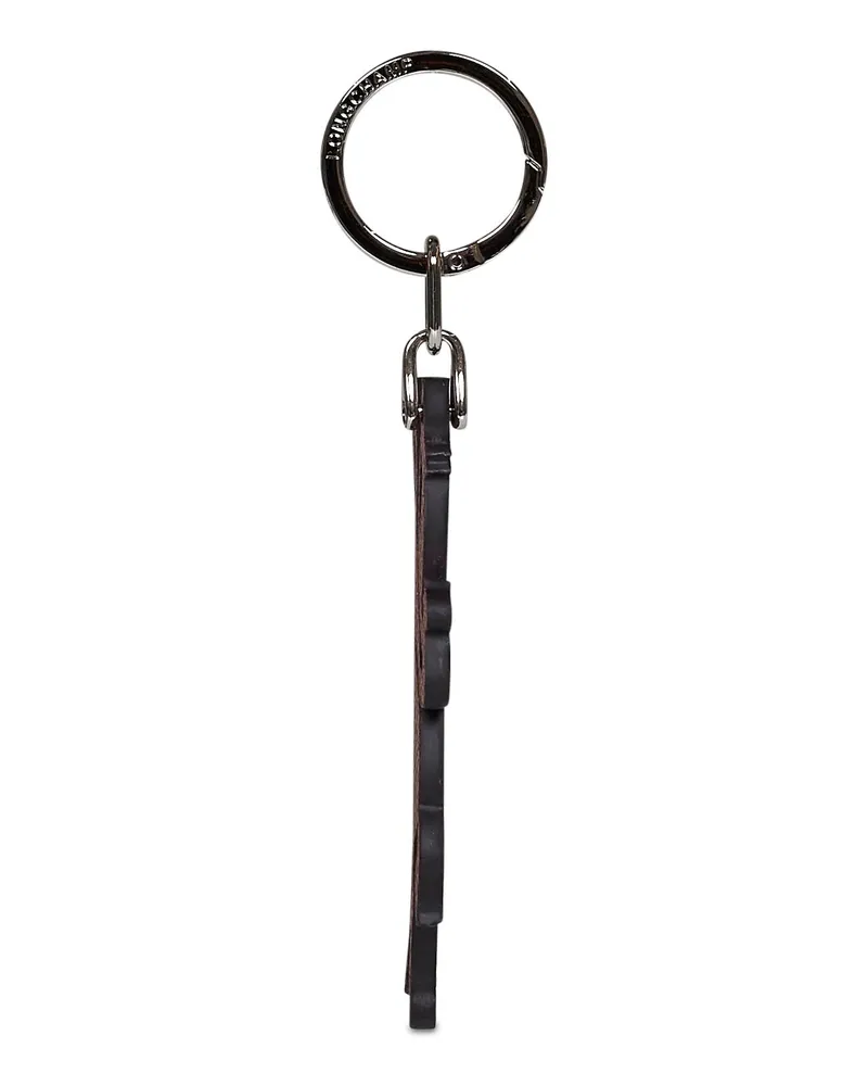 Longchamp Women's Keychain Le Pliage Original Brown Leather Calf Keyrings & Keychains Brown