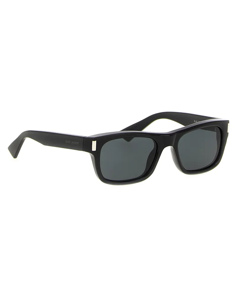 Saint Laurent Men's Black Acetate Sunglasses Black