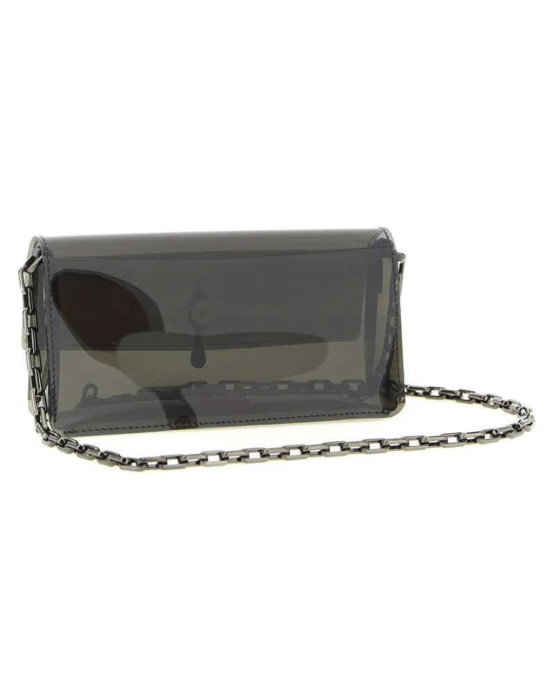 Christian Louboutin Bettina Mini Clutch — Anthracite Anthracite