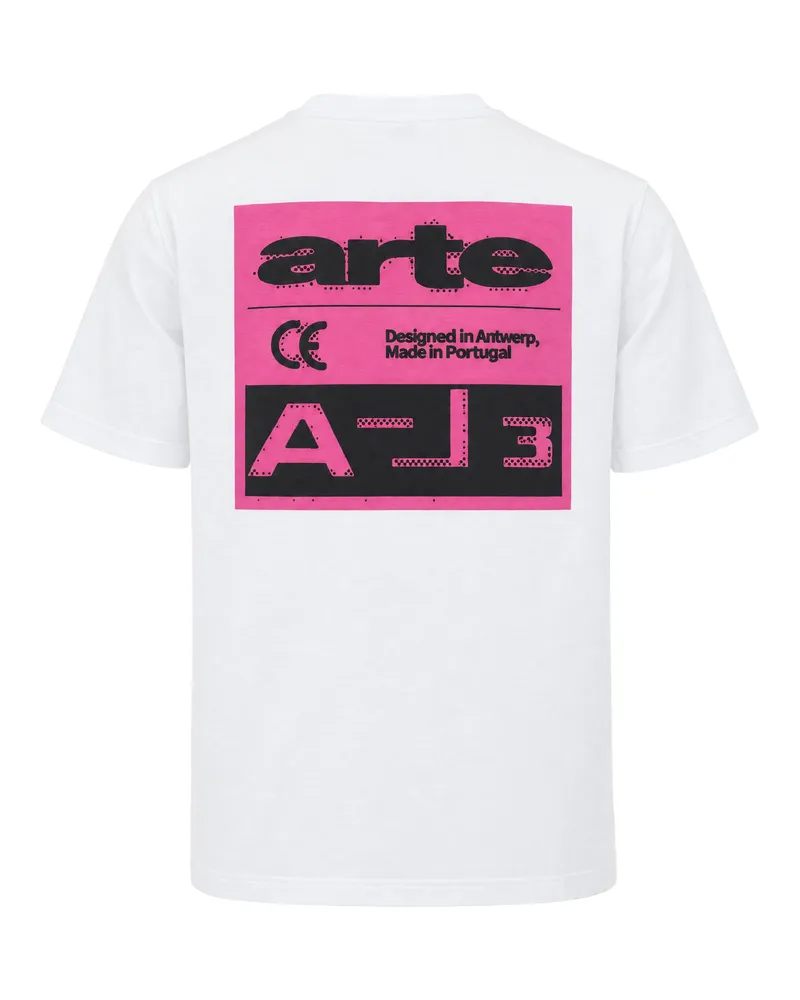 Arte Antwerp Maxi Print Back T-Shirt — White White