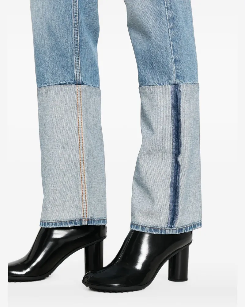 Maison Margiela Patchwork Faded Jeans — Light Blue Light