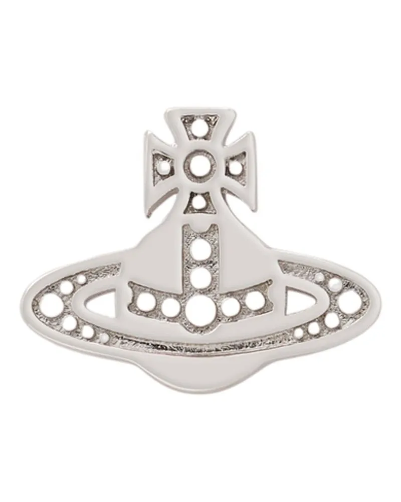 Vivienne Westwood Women's Marinetta Single Stud Earrings Metal Silver Jewelry-Watches Silver