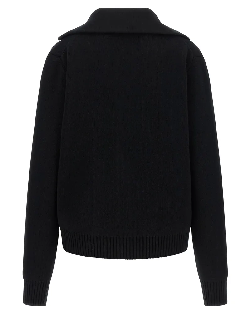 Dolce & Gabbana Virgin Wool Cardigan — Black Black