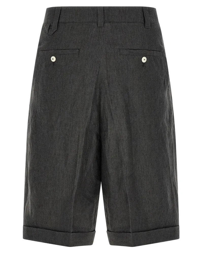 Jacquemus Bermuda Shorts — charcoal Charcoal