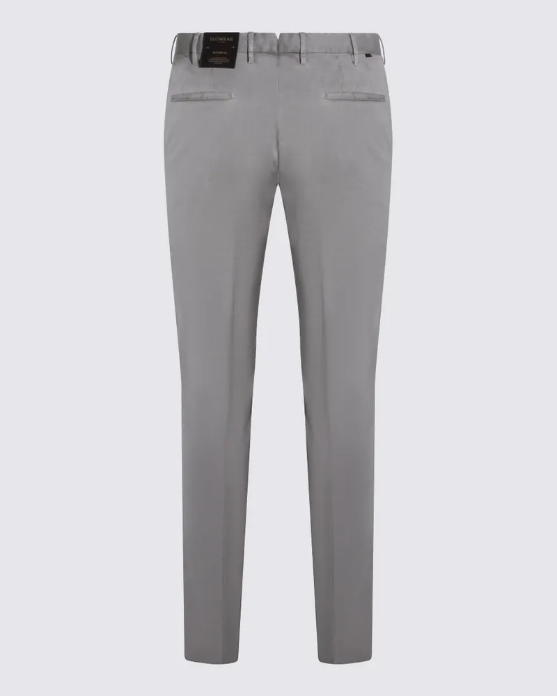 Incotex Men's Trousers Grey _100 % Co Gray