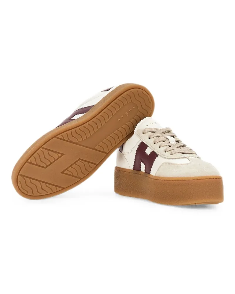 Hogan Nappa Leather & Suede Sneaker — White White