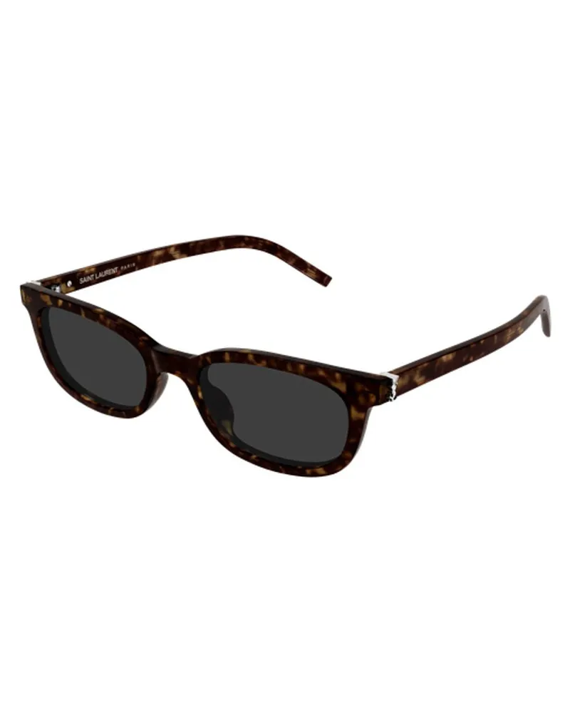 Saint Laurent SLM160 Tortoiseshell Acetate Sunglasses — Brown Brown