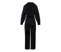Women's Black Wool Jumpsuit