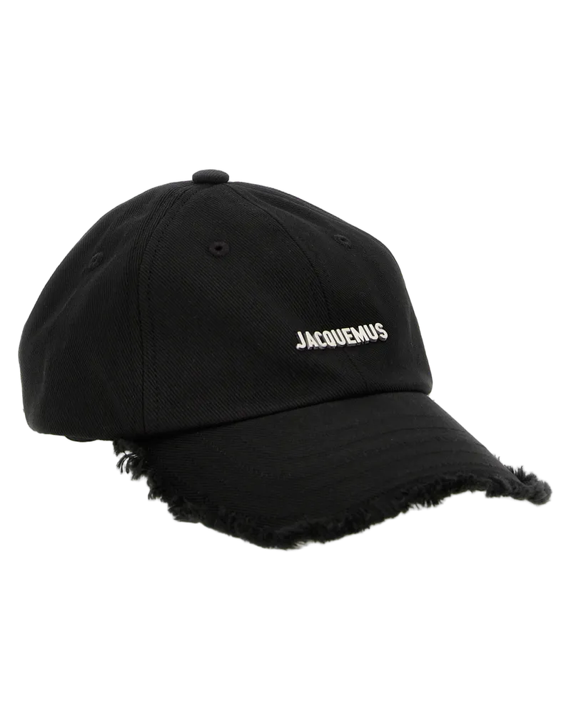 Jacquemus Unisex Black Cotton Cap (baseball Hat Black