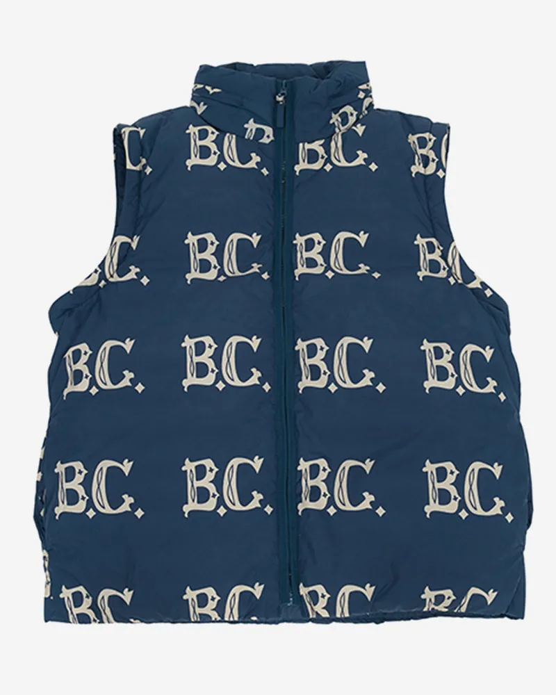 BOBO CHOSES Boys' Kids Jacket Blue Polyamide Recycled Navy