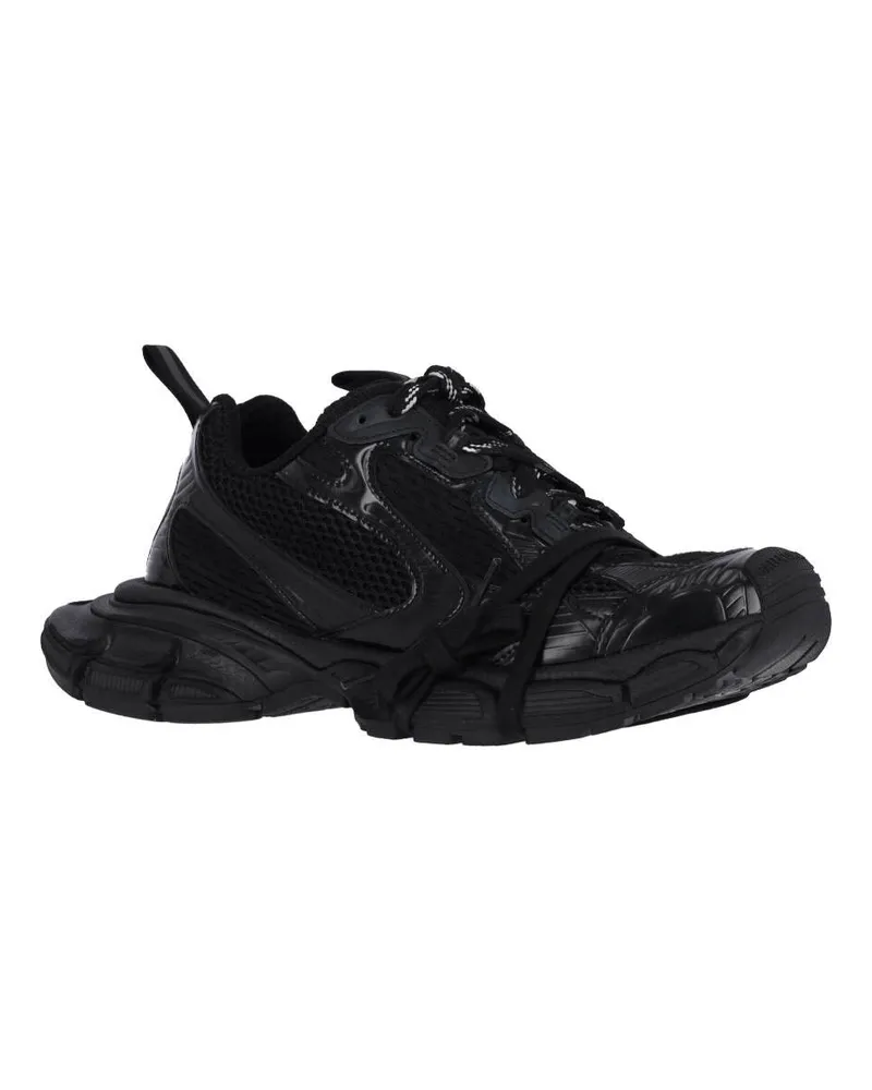 Balenciaga Men's Sneakers Black Polyurethane Black