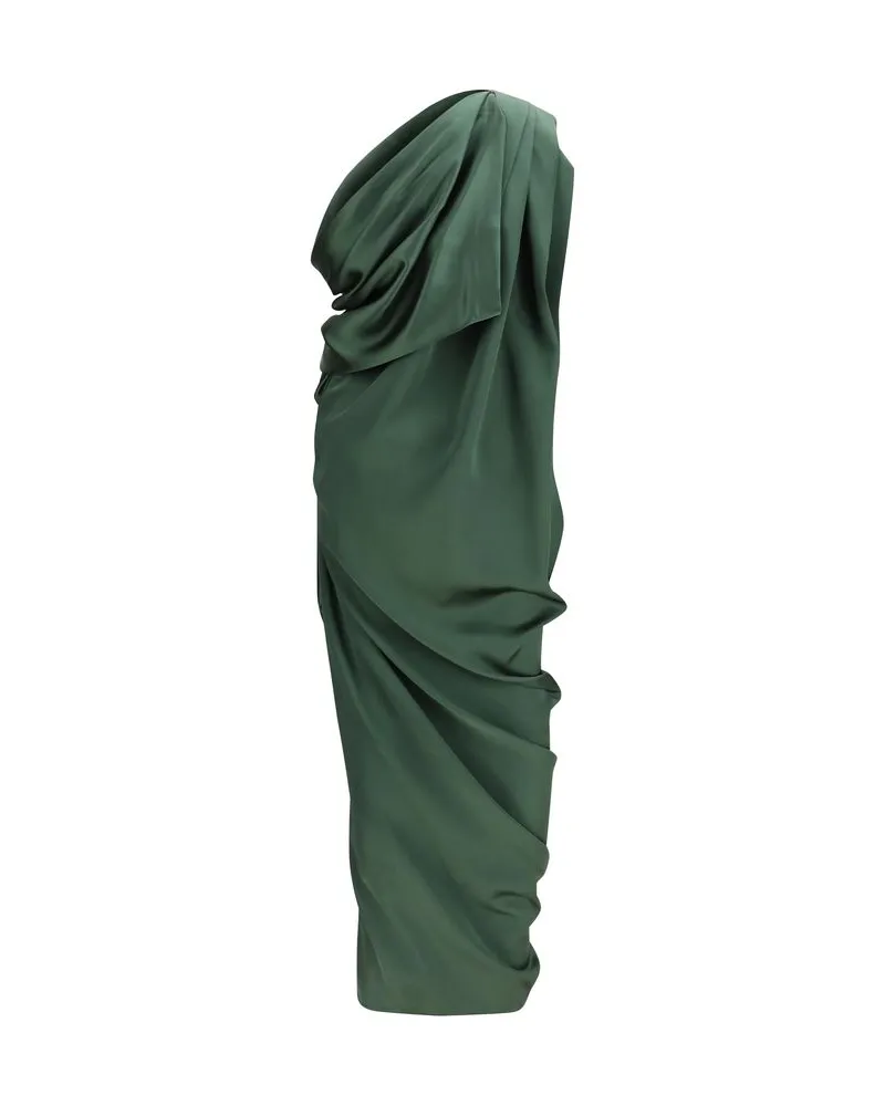 Vivienne Westwood Women's Bicolor Polyester Casual Dress Green