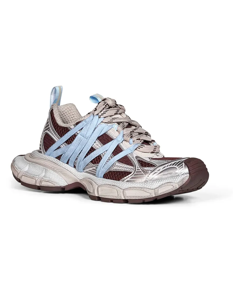 Balenciaga Women's Sneakers 3xl Interlace Multicolour Polyurethane Trainers Brown