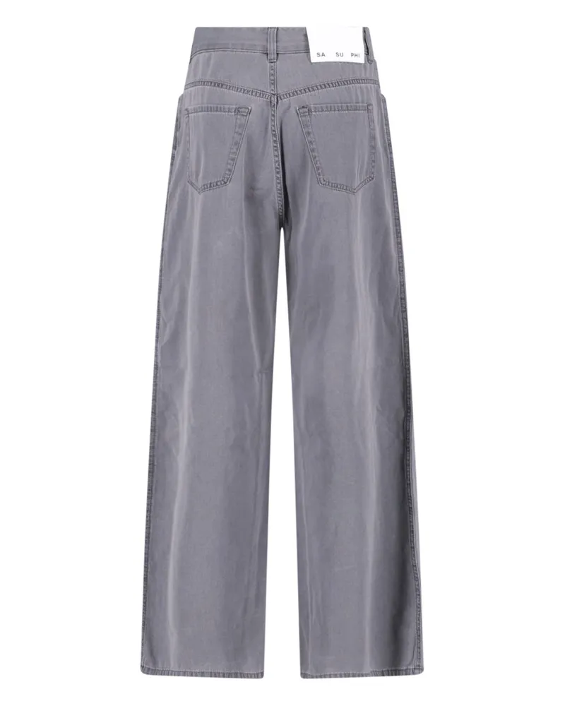 Sa Su Phi Women's Jeans Grey Cotton Gray