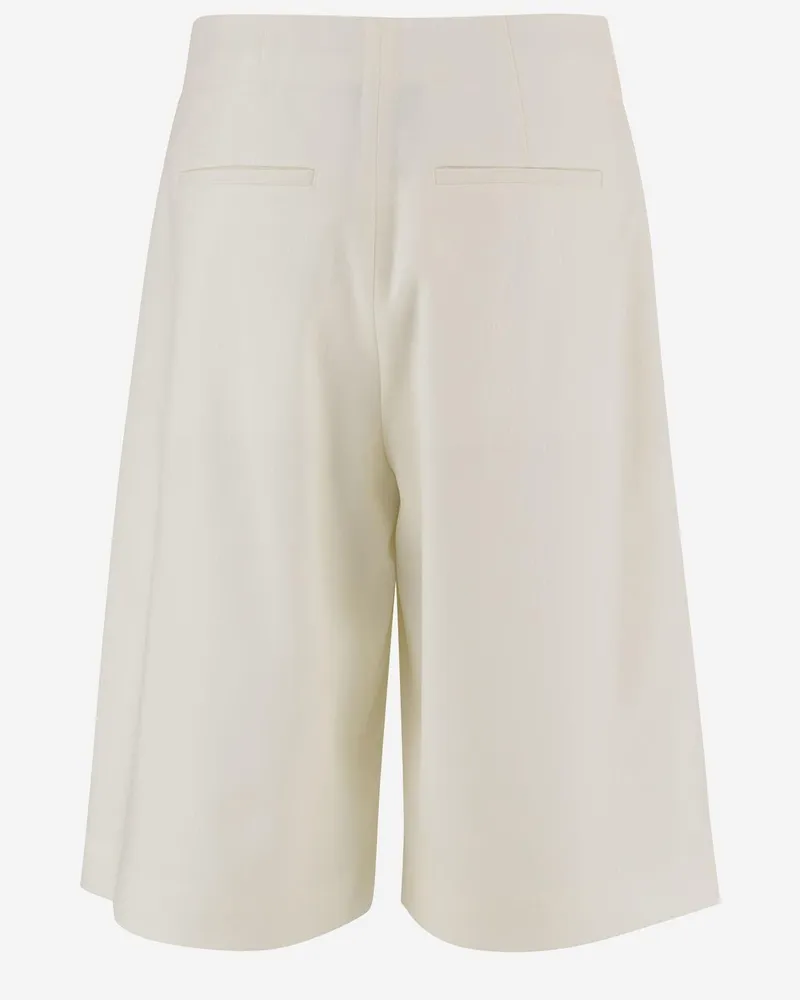 Jacquemus Men's Short Trousers Moisson White Wool White
