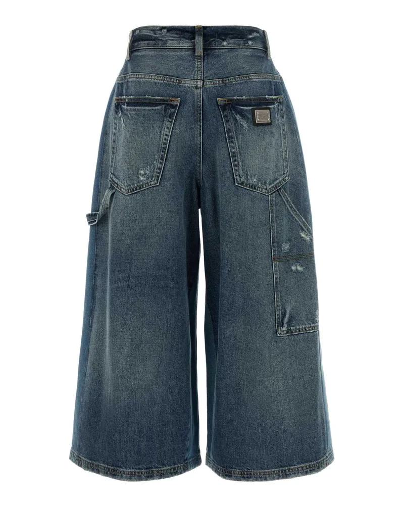 Dolce & Gabbana Ftdggdg8od4 S9001 Varianteabbinata Exterior: Cotton Pantaloni Trousers Blue