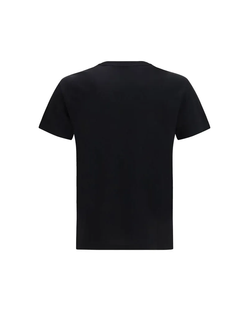 Valentino Garavani Men's Black Cotton T-Shirt Black