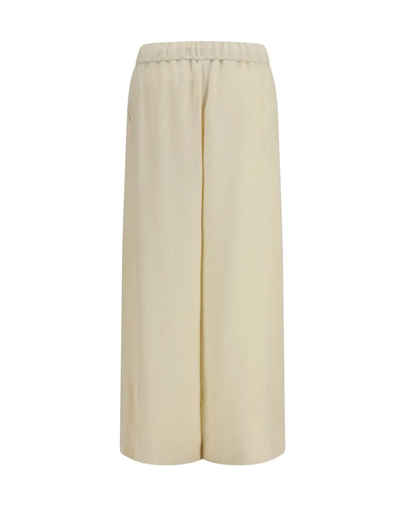 Gabriela Hearst Women's Beige Alpaca Vicugna Pacos Casual Pants Beige