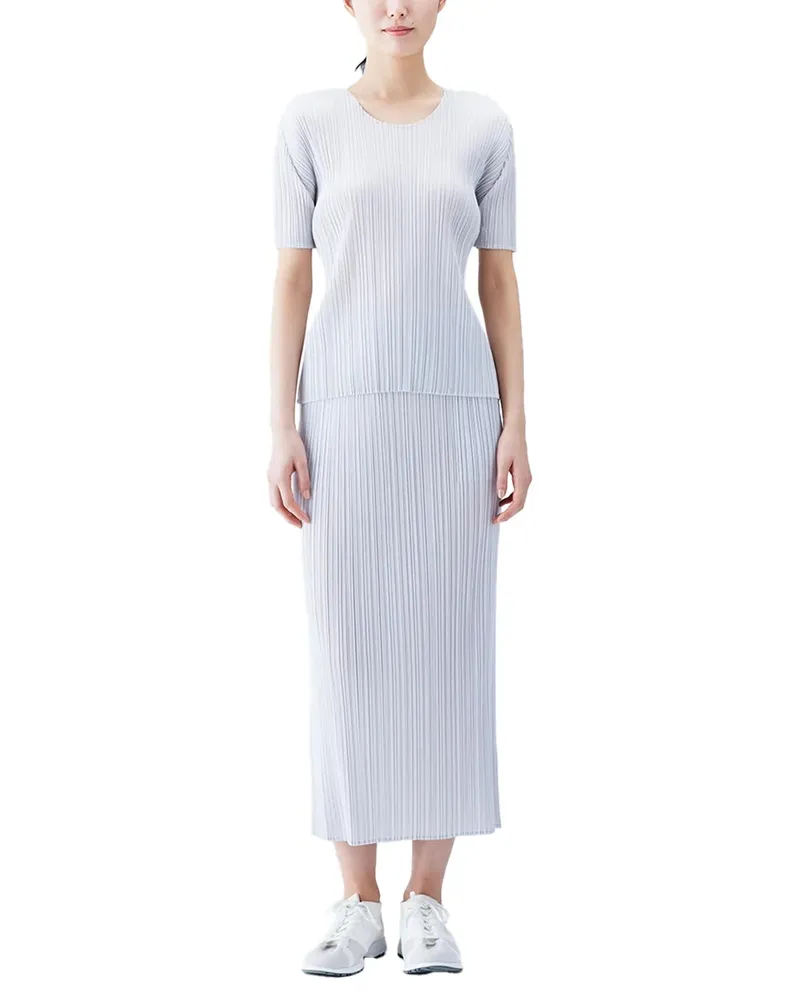 Issey Miyake Pleats Please Skirt — Gray Gray