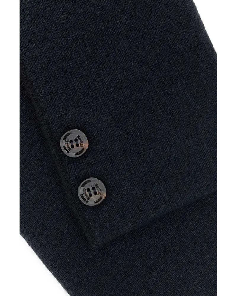 MOORER Men's Navy Blue Cashmere Scarf Belugaembassy Exterior: Sciarpe E Foulard Navy