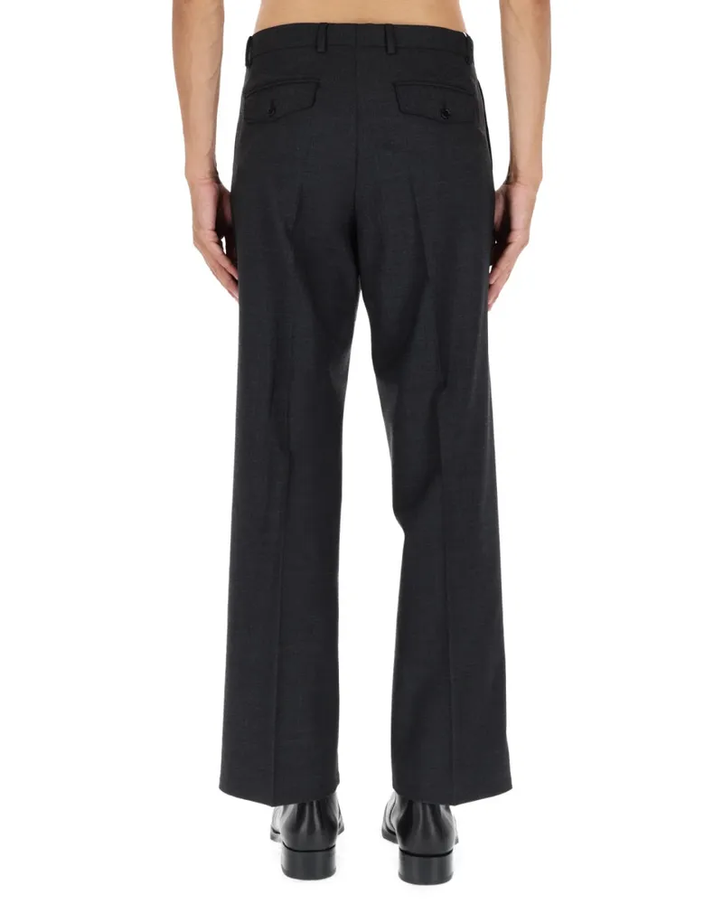 Sunflower Wide Pleated Trousers — Gray Gray