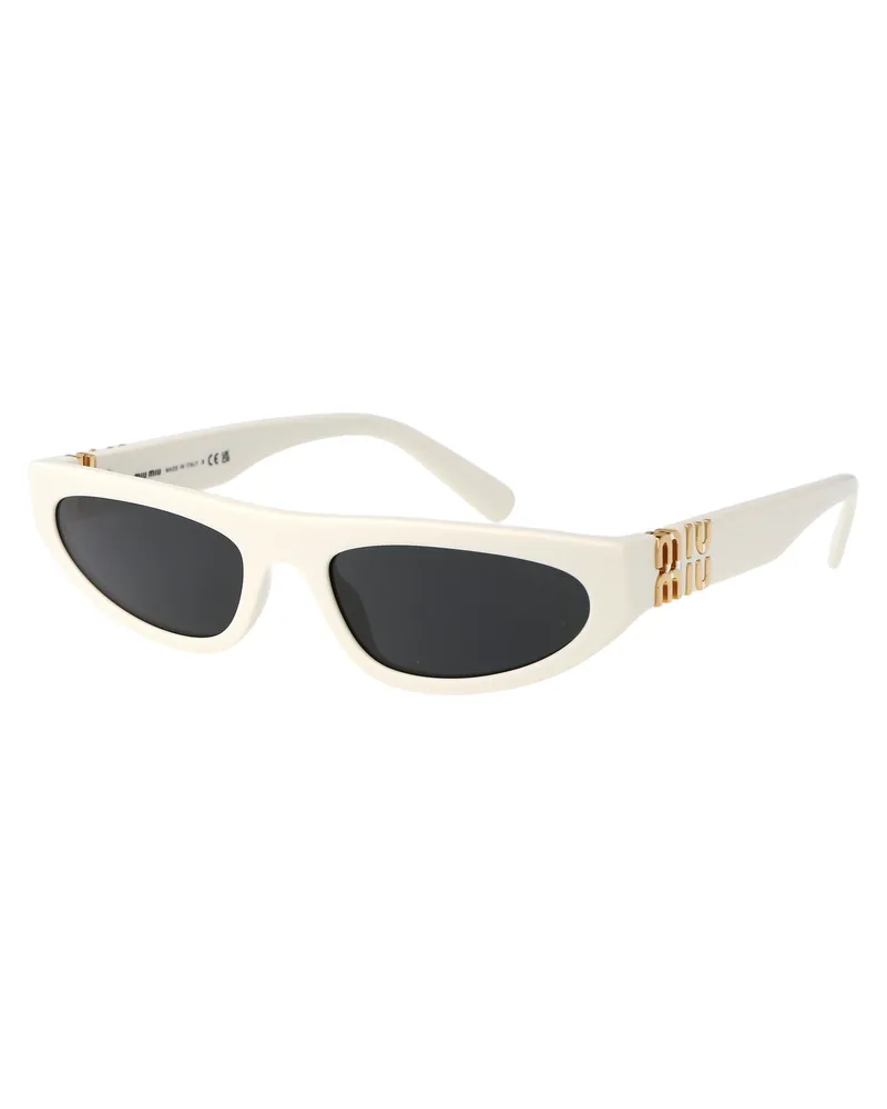 Miu Miu Women's Sunglasses 0mu 07zs White-Ivory Acetate White/ivory White