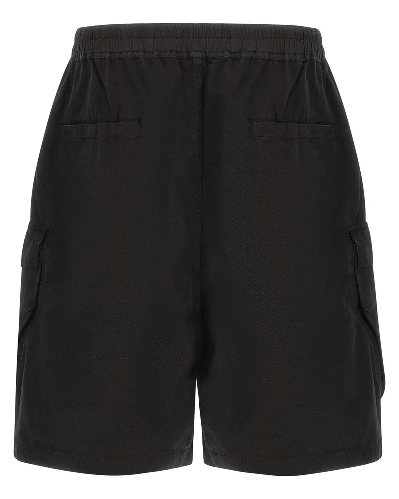 DRKSHDW by Rick Owens Cargobela Bermuda Shorts — Black Black