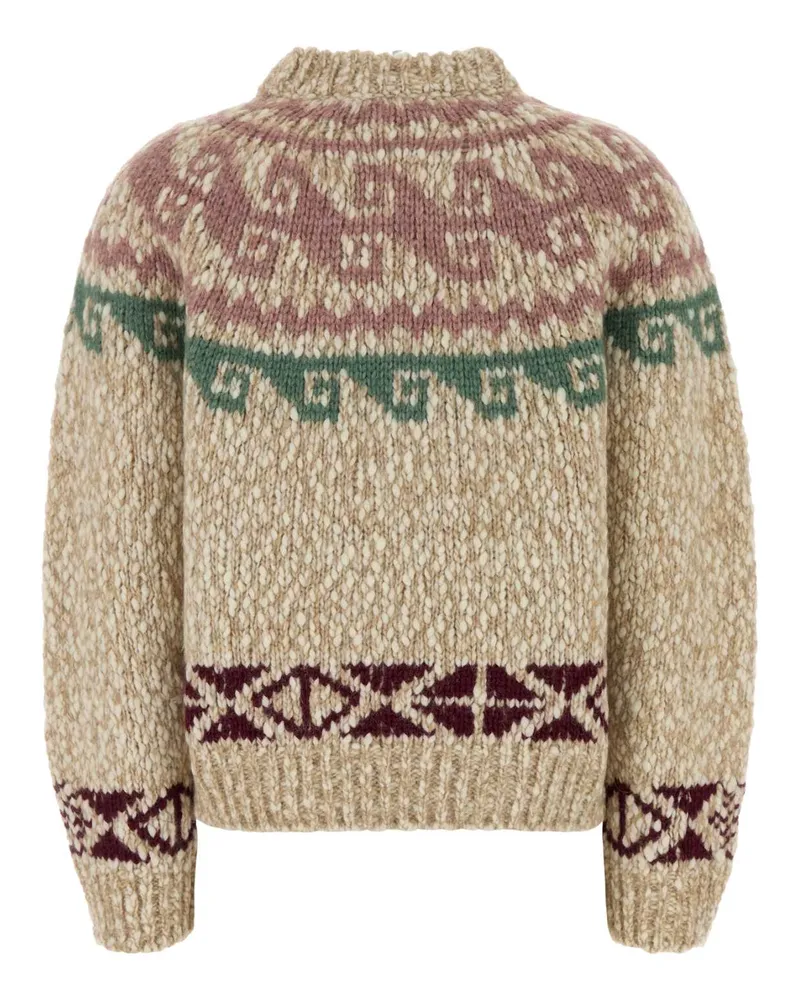Moncler Neck Sweater — Beige Beige