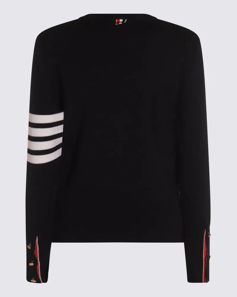 Thom Browne Women's Sweaters Navy _wv Black