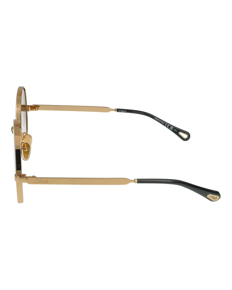 Chloé Women's Sunglasses  Ch0321s 006 Gold Brown 19-140 Metal Gold