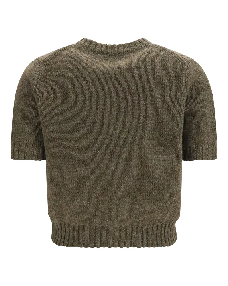 KHAITE Women's Cardigan Nora Artichoke Cashmere Sweater Green