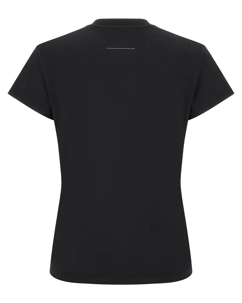 Maison Margiela Numeric Signature Patch T-shirt — Black Black