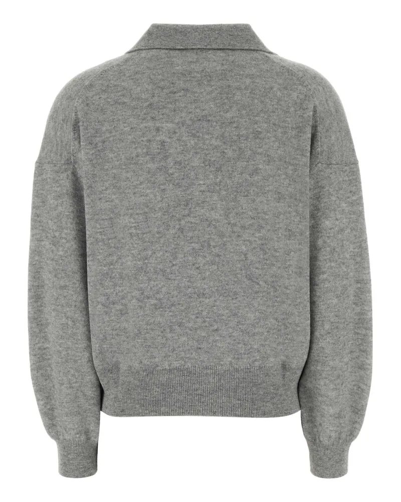 Lisa Yang Women's Grey Cashmere Katriel Sweater Sanderling Exterior: Maglieria Gray