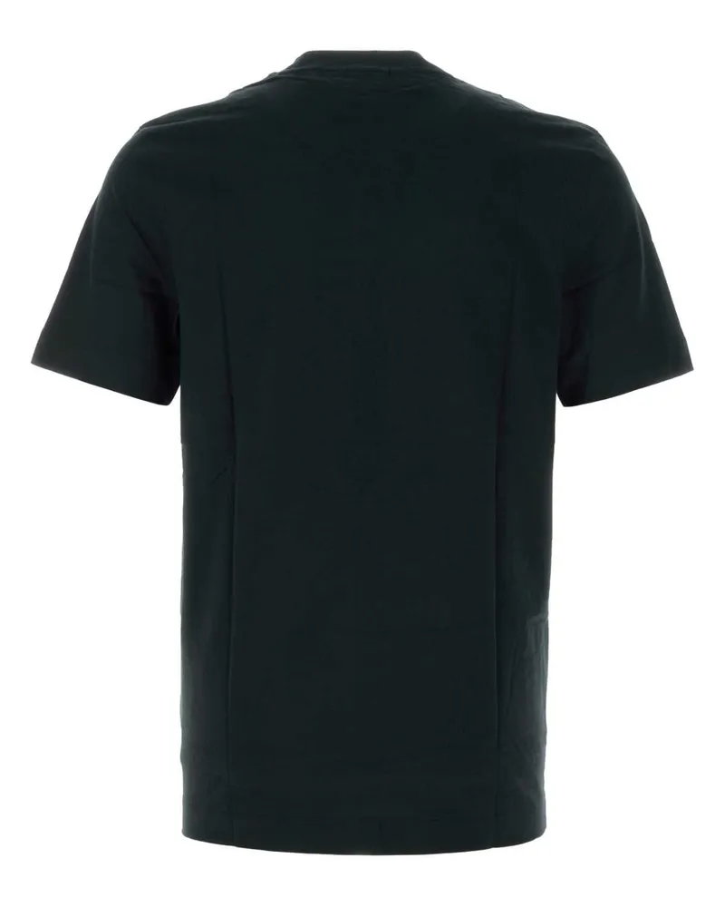 HUGO BOSS Men's Black Cotton T-Shirt Exterior Exterior: T-shirts And Polos Black