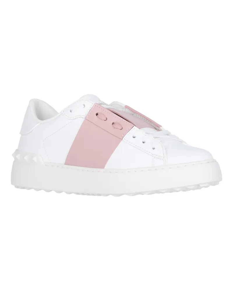 Valentino Garavani Women's Sneakers White Calf Leather White
