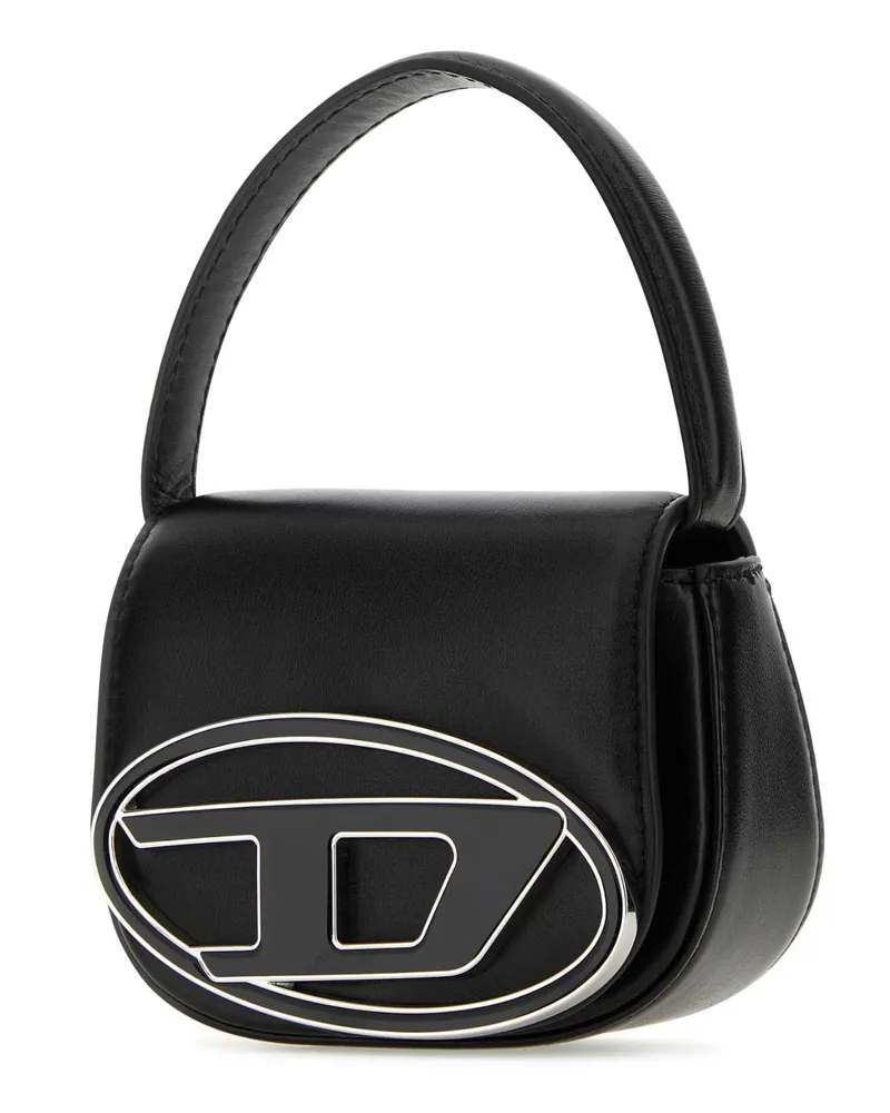 Diesel Men's Black Leather 1dr Xs Handbag T8013 Borse A Mano Bag Black