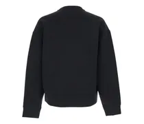 Tone-on-Tone Logo Sweatshirt — Black