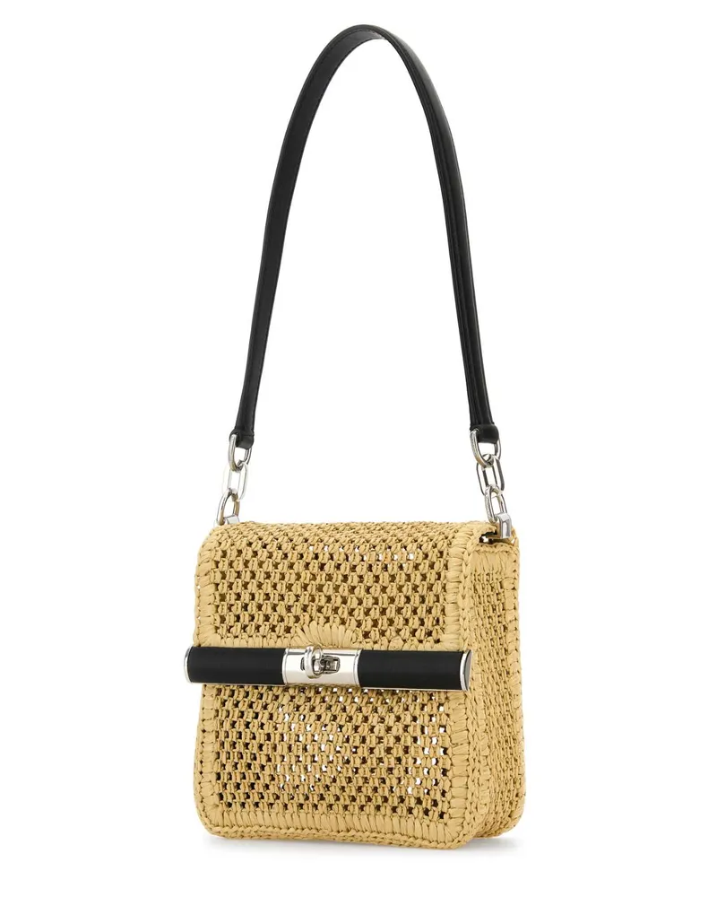 Dolce & Gabbana Men's Raffia Shoulder Bag Cremanero Borse A Tracolla Beige