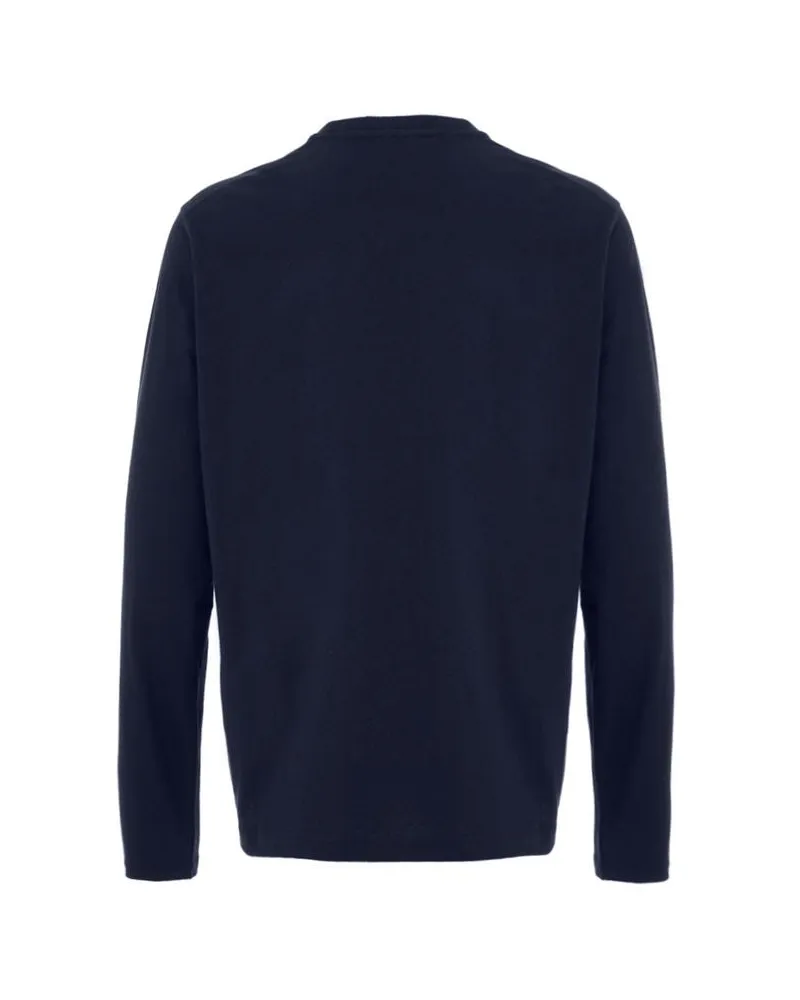 Jil Sander Men's Blue Cotton T-Shirt Navy