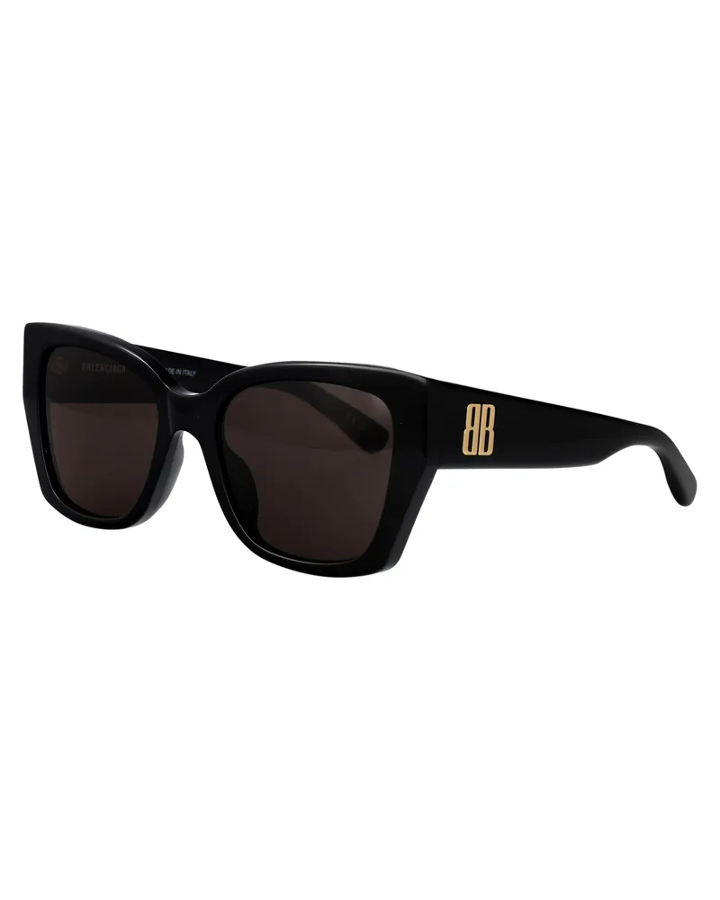 Balenciaga BB0474S Acetate Cat-Eye Sunglasses — Gray Gray
