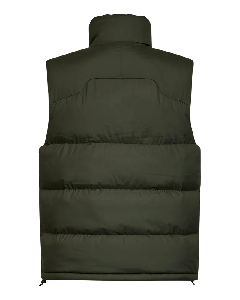 Ralph Lauren Men's Padded Vest The Gorham Olive Green Recycled Polyester & Down Jackets Green