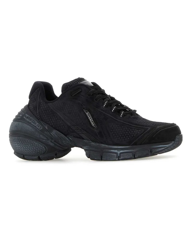 Givenchy Men's Black Leather Tk-Mx Runner Sneakers Black
