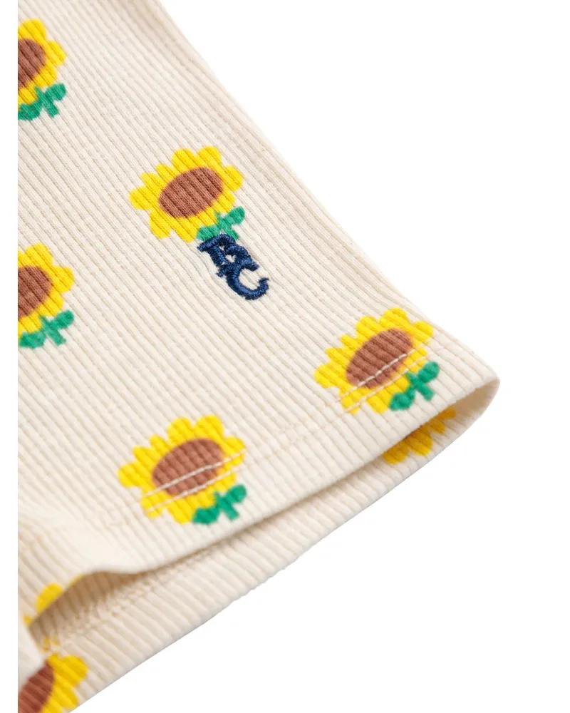 BOBO CHOSES Organic Cotton Bermudas — Beige Beige