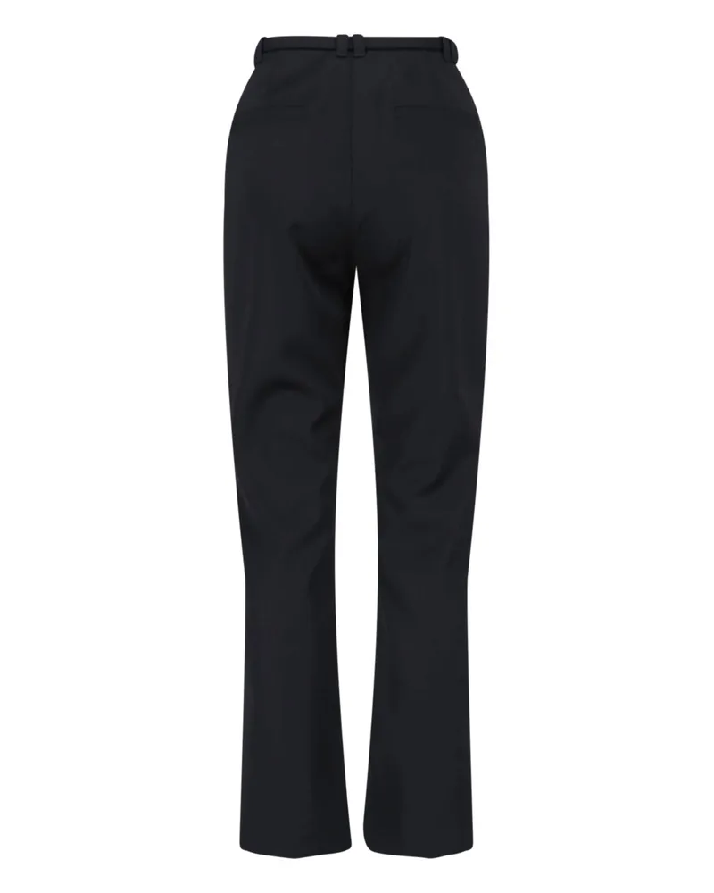 Diesel Women's Trousers Black Polyester Black