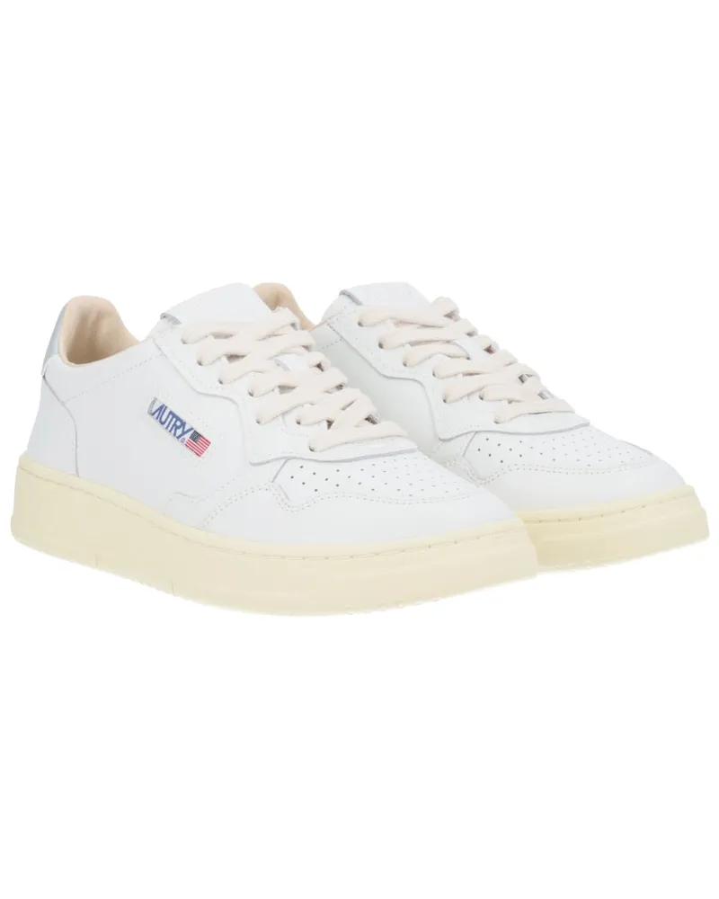 AUTRY Women's Medalist Low Sneaker White Cow Leather Trainers White