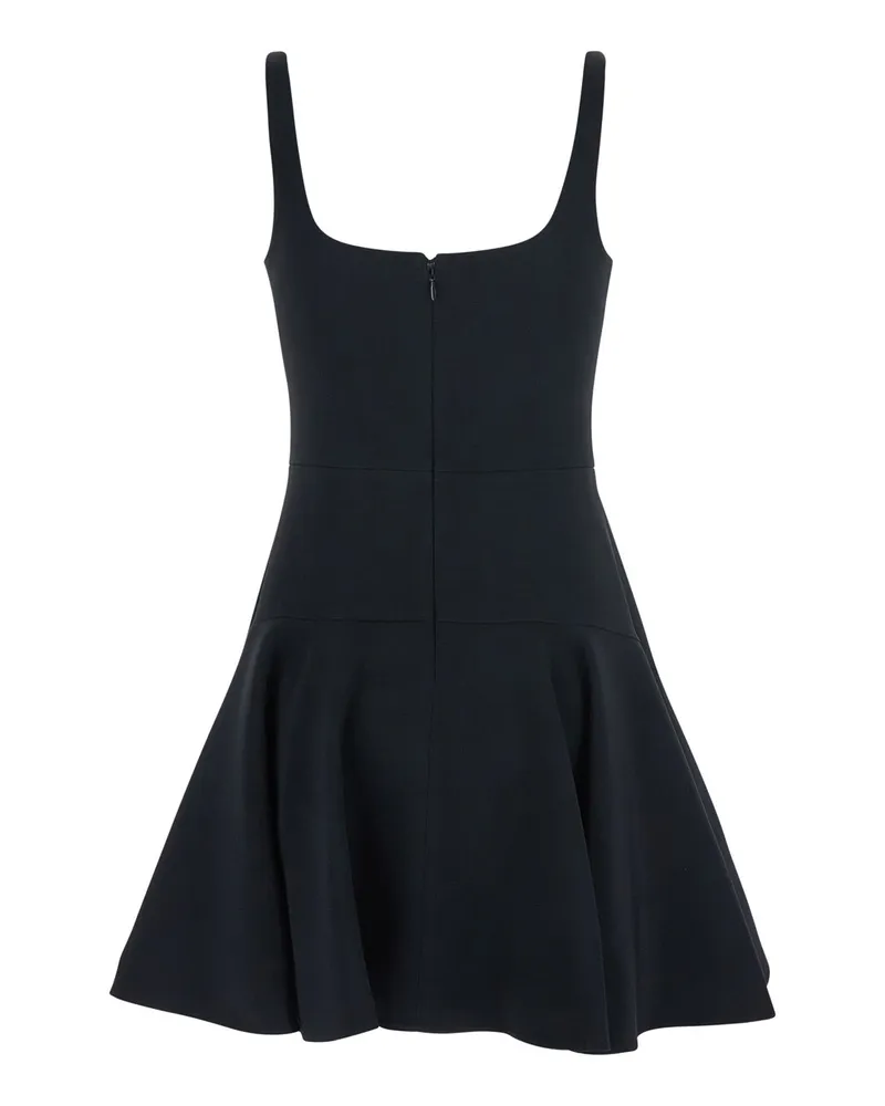 Givenchy Women's Black Mini Dress With Flared Skirt Viscose Black