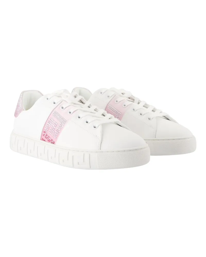 Versace Women's Free Bio Sneakers -  Synthetic White Shoes White