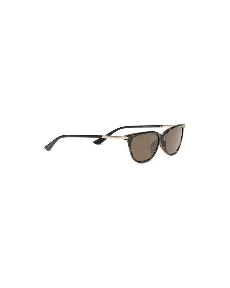 Alexander McQueen Women's Brown Acetate Sunglasses Brown