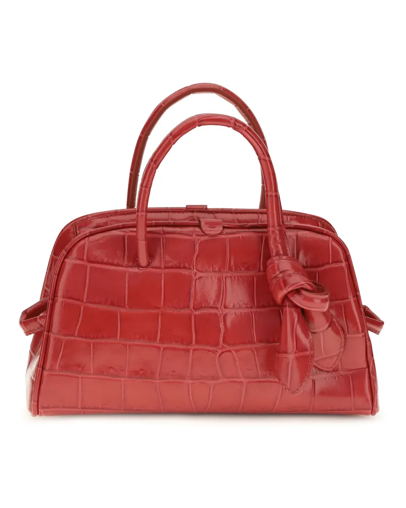 Jacquemus Le Petit Turismo Top Handle Bag — Red Red